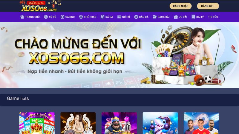 Sức hấp dẫn của game bài online Xoso66